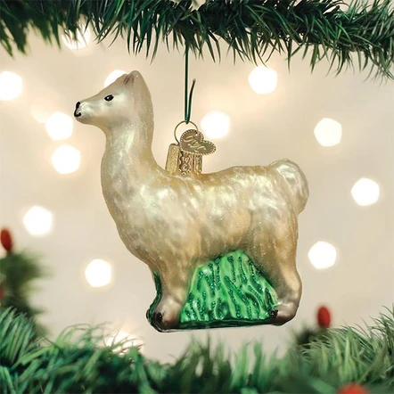 Llama Ornament by Old World Christmas Llama Ornament by Old World Christmas